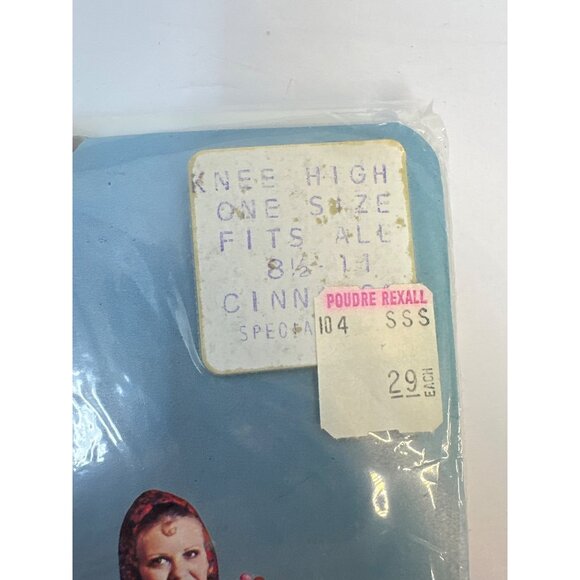 Vintage Nylon Knee High Stockings and Sooperb Pantyhose Black Cinnamon - Picture 6 of 7